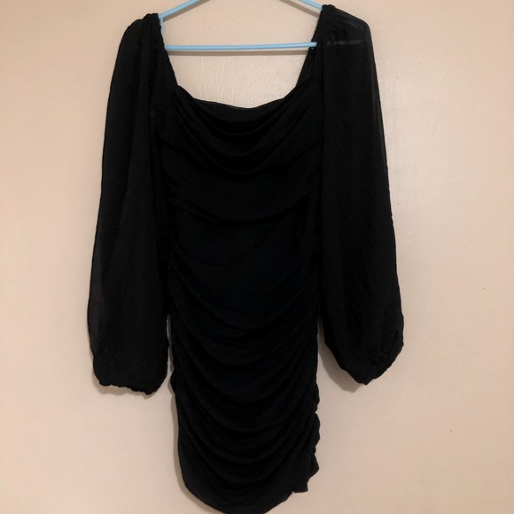 OCTAVIA DRESS - BLACK - Picture 3 of 4